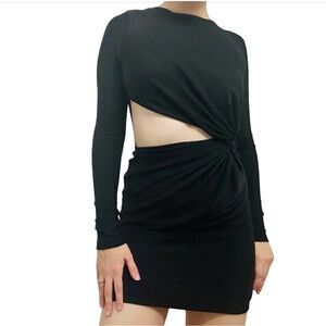 Meshki Shimmering Black Fabric